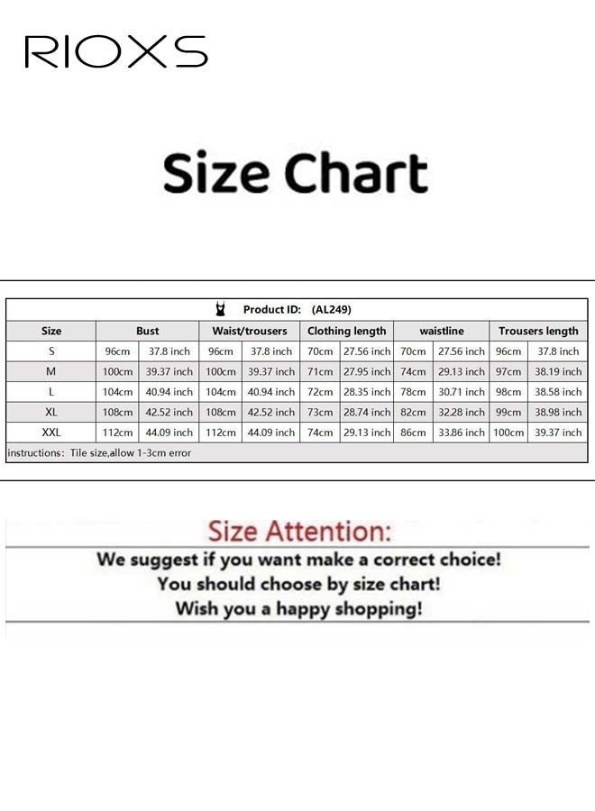 RIOXS 2-Piece Women's Suit Set, Formal Soild Blazer and Work Pants, Ladies Casual One Button Blazer with Pockets, Elegant Chic Style Business Suit Set, Casual Street Style Business Attire, Office Workwear for Everyday Commute - Image 5